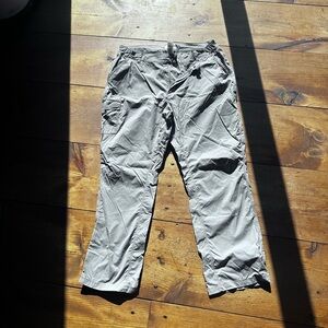 L.L. Bean Women's Light Gray Cargo Pants
